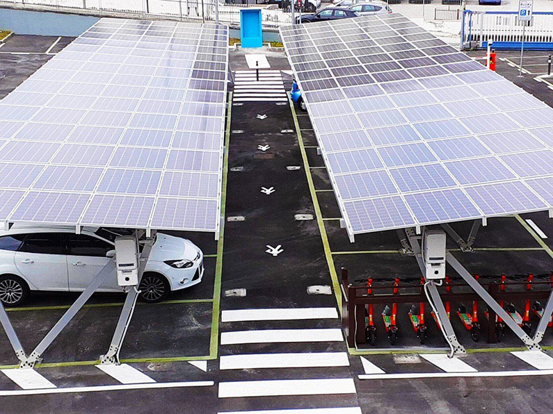 Sunetraco: Novo Carport Solar para E-mobilidade