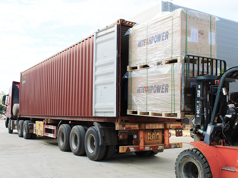  Hetech Solar's volume de pedidos e remessas recentes