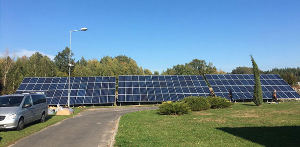  60KW uso doméstico em rede de sistema de energia solar na polônia