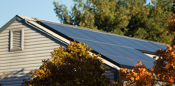  5Kw sistema de energia solar híbrido tipo montado no telhado na alemanha